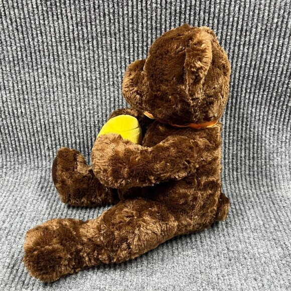 Russ Berrie Plush 12" Bear Let's Bee Friends Brown Stuffed Animal Yellow Beehive - Picture 4 of 16